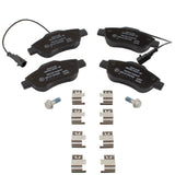 KA TDCI MOTORCRAFT FRONT BRAKE PAD AXLE SET 75 BHP