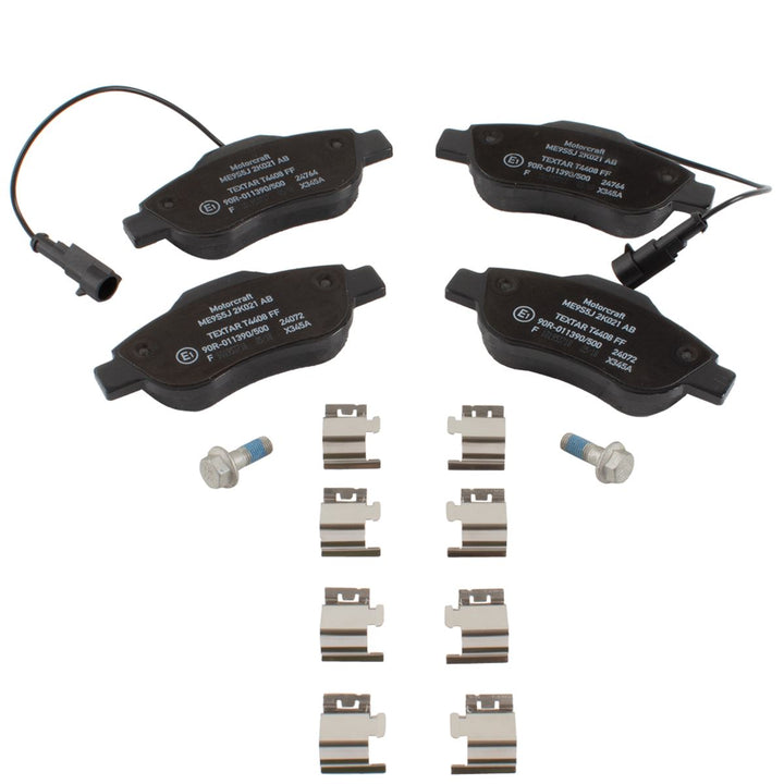 KA TDCI MOTORCRAFT FRONT BRAKE PAD AXLE SET 75 BHP
