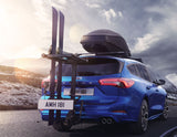 MOTTEZ* SKI & SNOWBOARD CARRIER TOW BAR MOUNTED