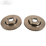 COUGAR MONDEO MK2 FRONT VENTED BRAKE DISCS PAIR SET