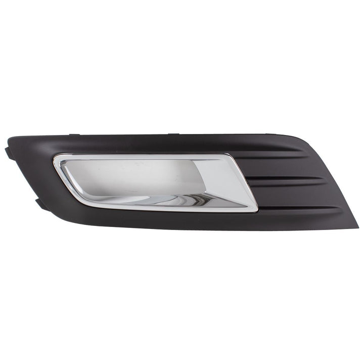C-Max Mk4 O/S Drivers Side Front Bumper Fog Lamp Grille Bezel Black Silver 2015-2019