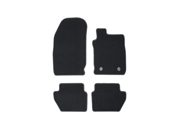 ECOSPORT FROM 01/2017 VELOUR FLOOR MATS FRONT AND REAR,BLACK