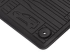 TRANSIT CONNECT FROM 04/2024 RUBBER FLOOR MATS FRONT,BLACK