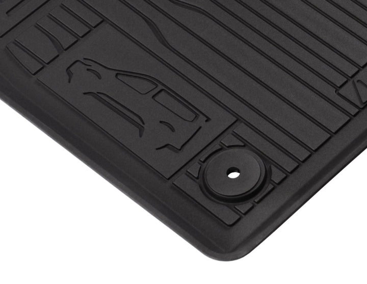 TRANSIT CONNECT FROM 04/2024 RUBBER FLOOR MATS FRONT,BLACK