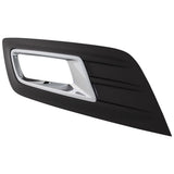 C-Max Mk4 O/S Drivers Side Front Bumper Fog Lamp Grille Bezel Black Silver 2015-2019