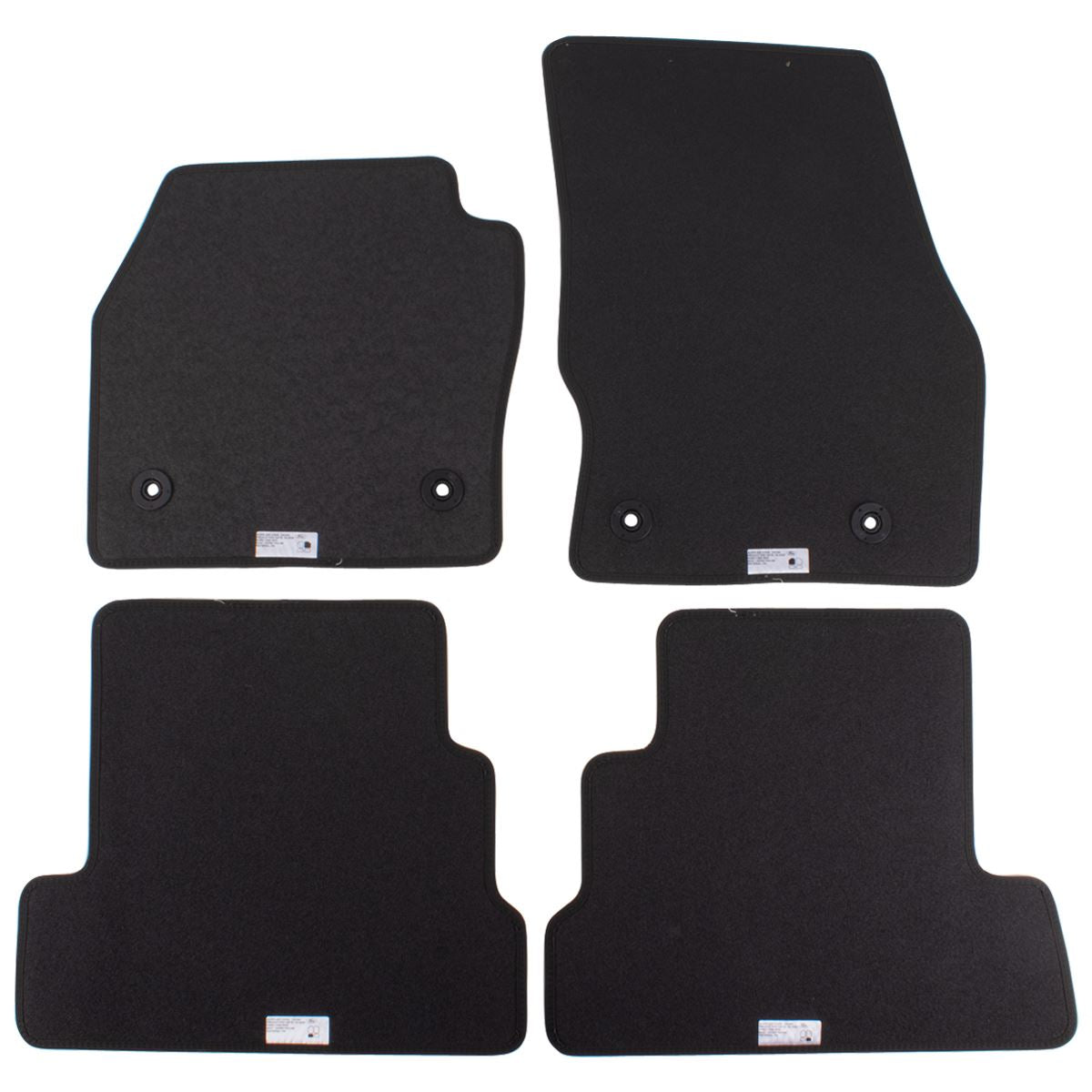 Kuga Mk2 Front & Rear Velour Floor Mat Set Premium 16-20