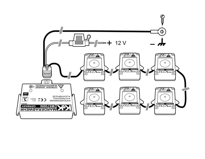 K&K* MARTEN REPELLENT M5700N,COMBINATION DEVICE