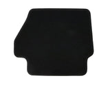 FIESTA FRONT & REAR CARPET FLOOR MATS BLACK WITH LOGO 2008-2011