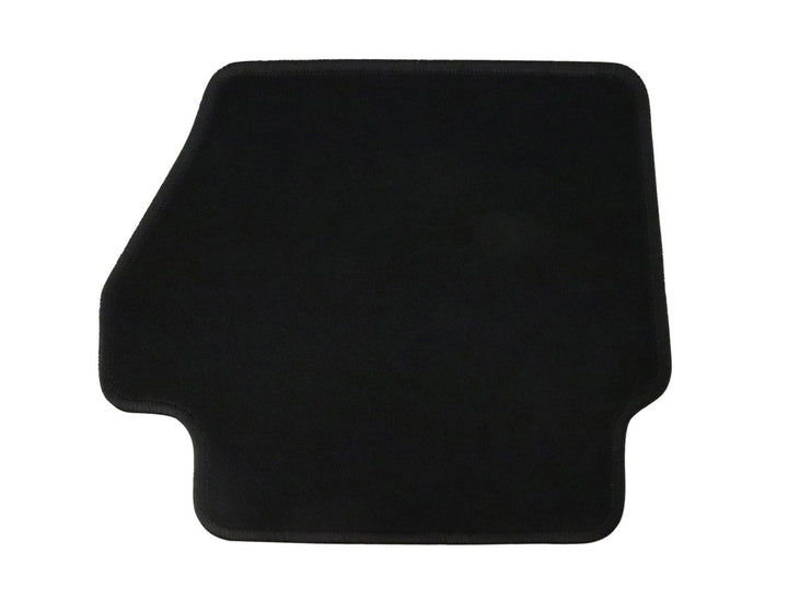 FIESTA FRONT & REAR CARPET FLOOR MATS BLACK WITH LOGO 2008-2011