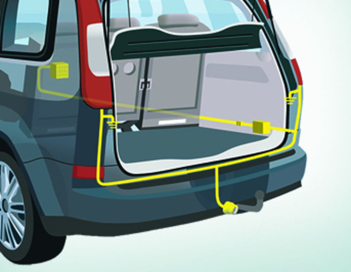TRANSIT COURIER & TOURNEO COURIER ELECTRICAL KIT FOR TOW BAR 13 PIN CONNECTOR