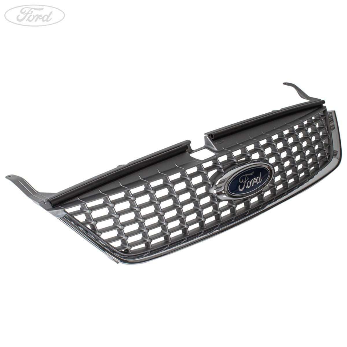 Ford MONDEO FRONT BUMPER UPPER RADIATOR GRILLE SILVER 07-10 - 1509636