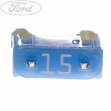 CIRCUIT BREAKER 15 AMP 32 VOLT BLADE TYPE BLUE MINIFUSE