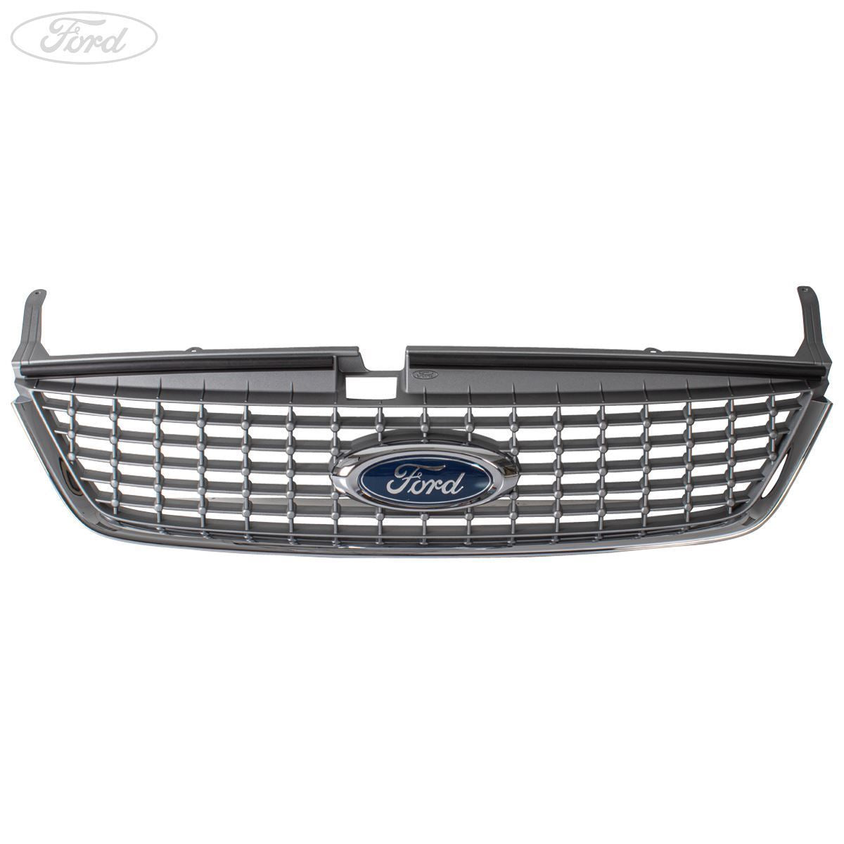 Ford MONDEO FRONT BUMPER UPPER RADIATOR GRILLE SILVER 07-10 - 1509636